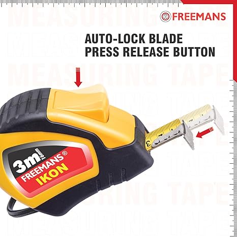 MEASURING TAPE 3m - FREEMANS (PACK OF 1)