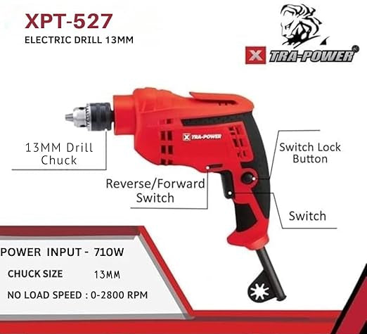 IMPACT DRILL 13mm XTRA-POWER XPT-527