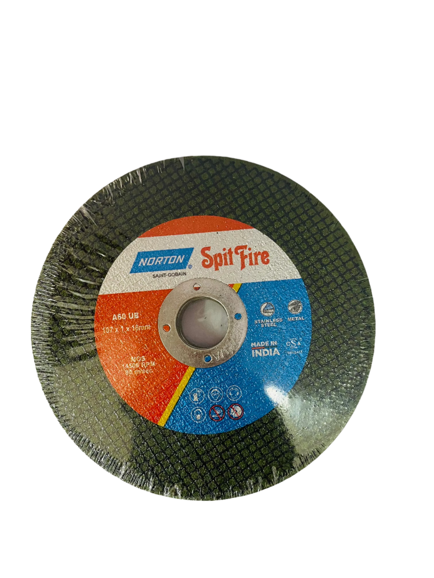 NORTON SPIT FIRE 4"(107mm)  DOUBLE NET CUT OFF WHEEL - PACK OF 6 (BUY 5 GET 1 FREE)