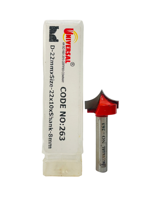 UNIVERSAL (CODE 263) 22mm x 10mm OVOLO CNC ROUTER BIT