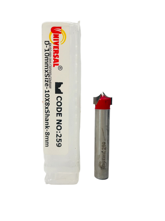 UNIVERSAL (CODE 259) 10mm x 8mm OVOLO CNC ROUTER BIT