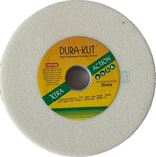 DURA-KUT GRINDING WHEEL  8"x 1/2" x 1.25"