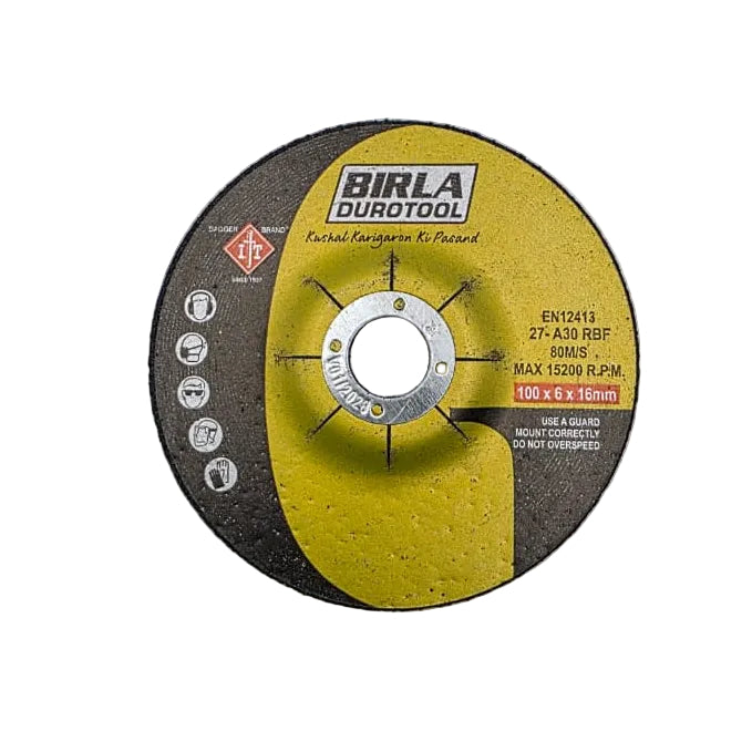 4" GRINDING WHEEL - BIRLA DUROTOOL