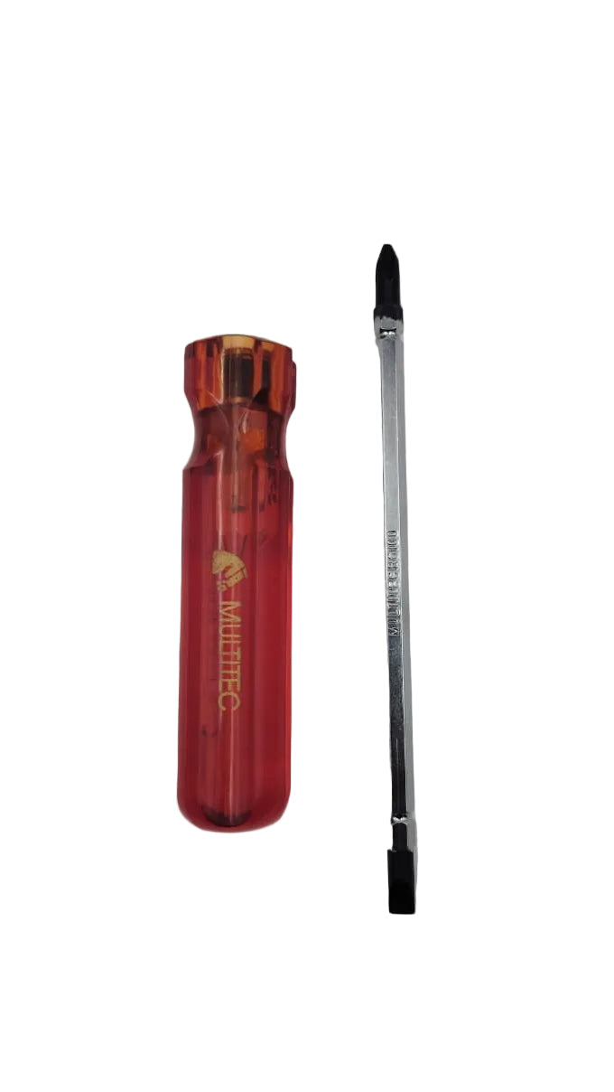 2 IN 1 REVERSIBLE SCREW DRIVER - MULTITEC (PACK OF 1)