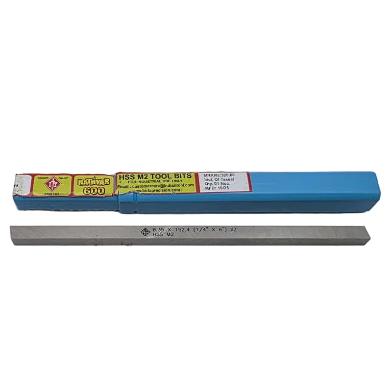 1/4"x6" - IT BRAND HSS M2 HATHYAR 600 TOOL BIT - WHITE (PACK OF 1)