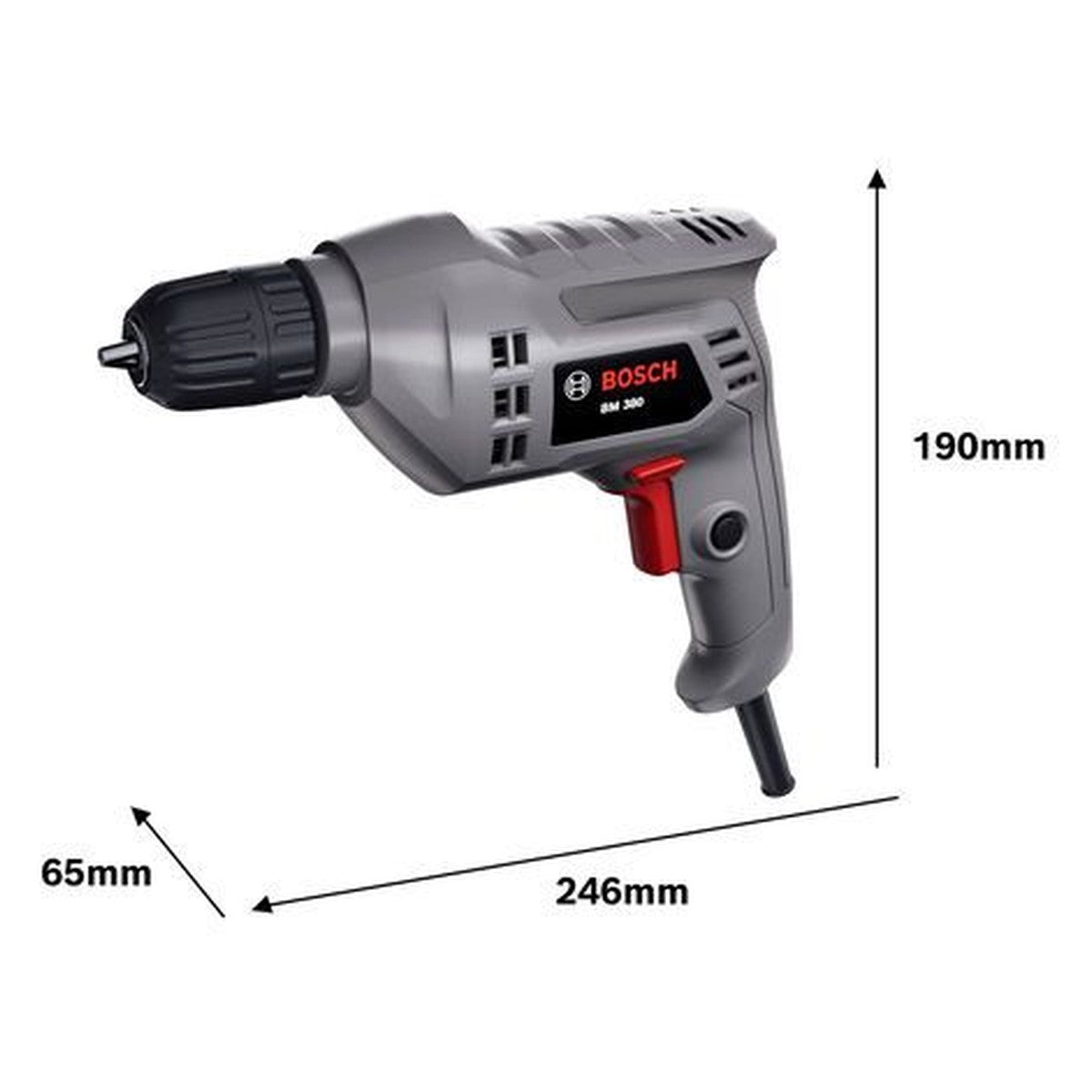 Bosch BM 370 dimensions