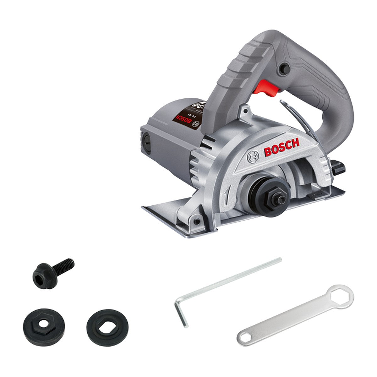 Bosch DC 125 with accessories in the box