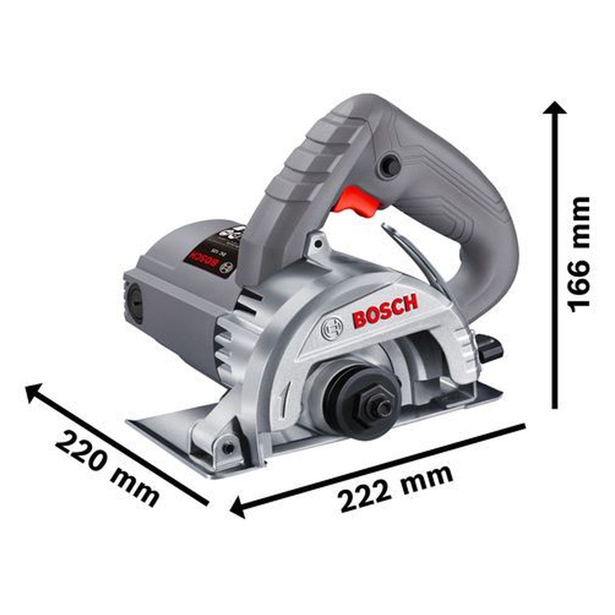 Bosch DC 125 dimensions