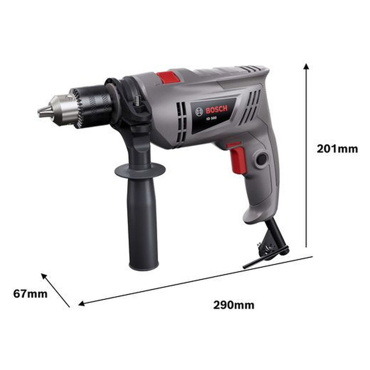 Bosch ID 500 dimensions